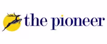 The Pioneer, Hyderabad, English Advertising Logo
