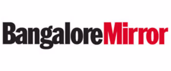 Mirror, Bangalore, English advertising Logo